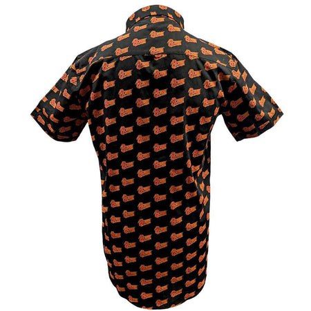 David Bowie Unisex Casual Shirt: Logo Pattern (Black) (All Over Print)