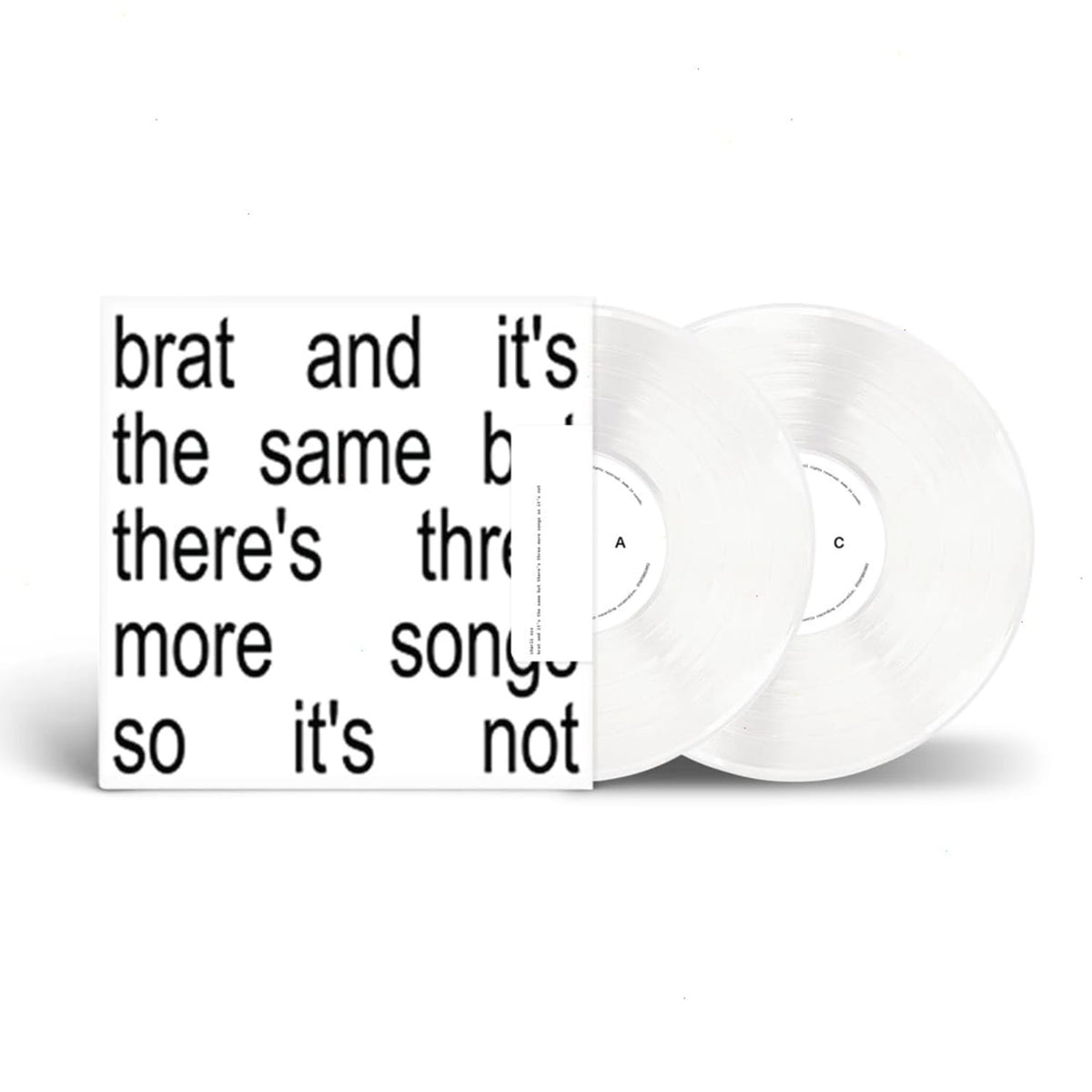 Charli XCX - Brat And It's The Same But There's Three More Songs So It's Not - (Colored Vinyl, White) - [Vinyl]