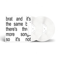 Charli XCX - Brat And It's The Same But There's Three More Songs So It's Not - (Colored Vinyl, White) - [Vinyl]