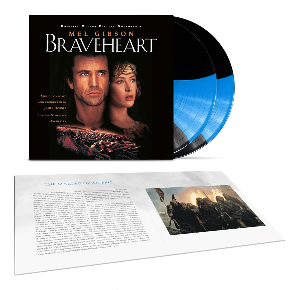 James Horner / London Symphony Orchestra - Braveheart (Original Soundtrack) - (Blue/Black Vinyl)