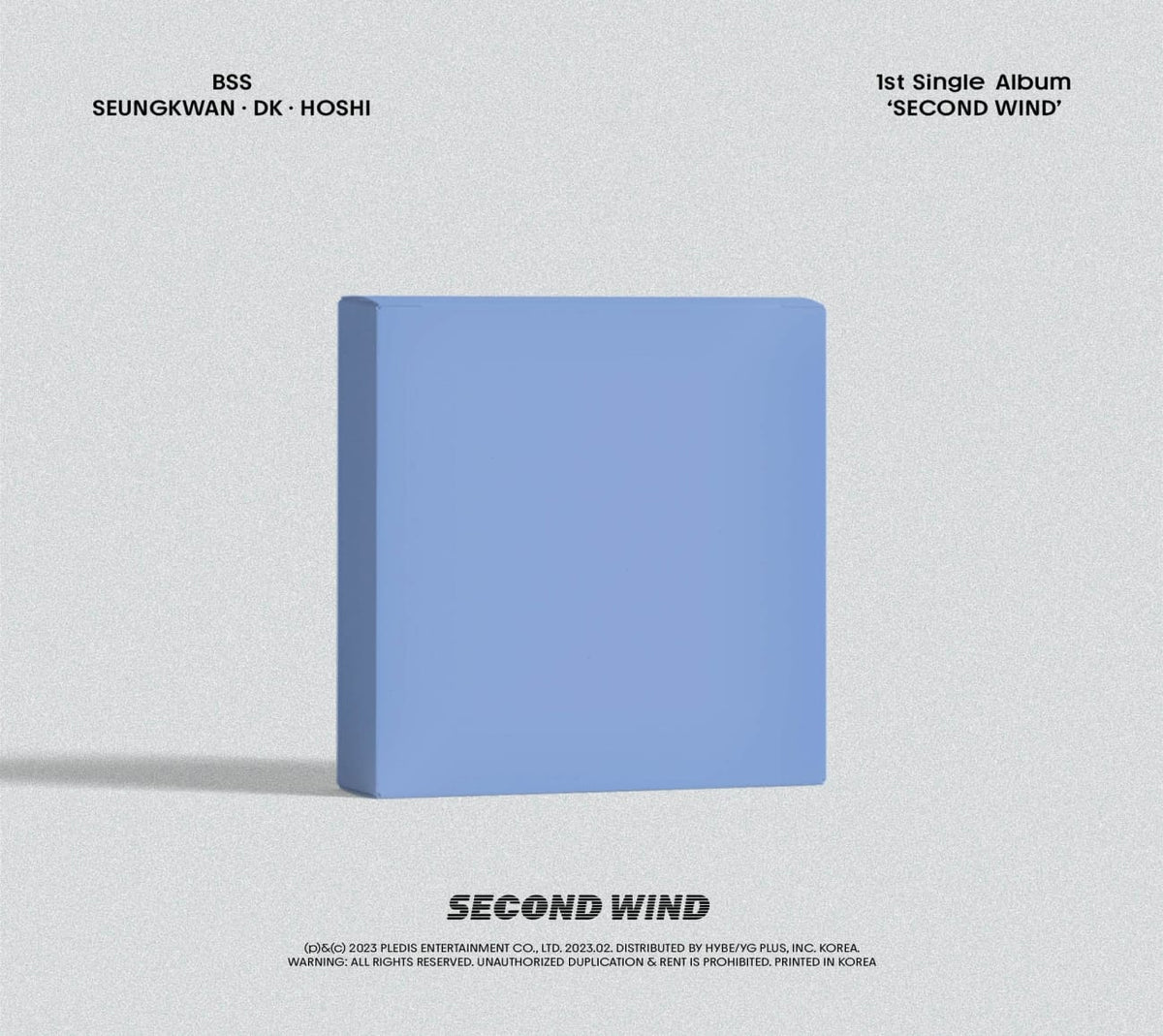 BSS - BSS 1st Single Album 'Second Wind' - [CD]