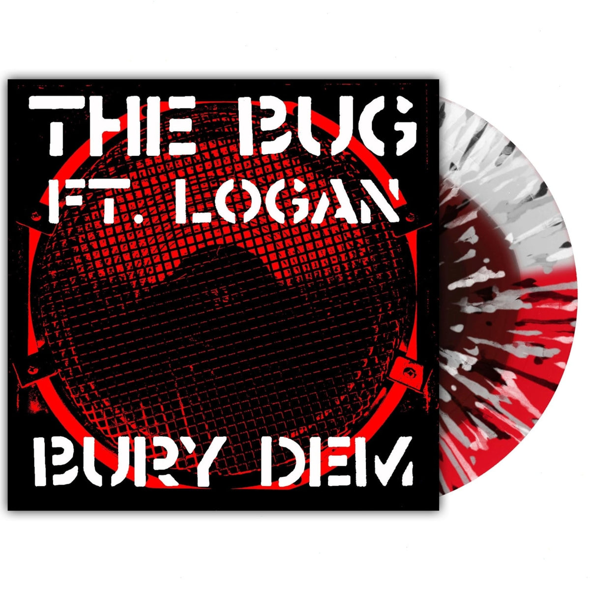 The Bug - Burials / Mud - (Colored , Splatter) - [Vinyl]