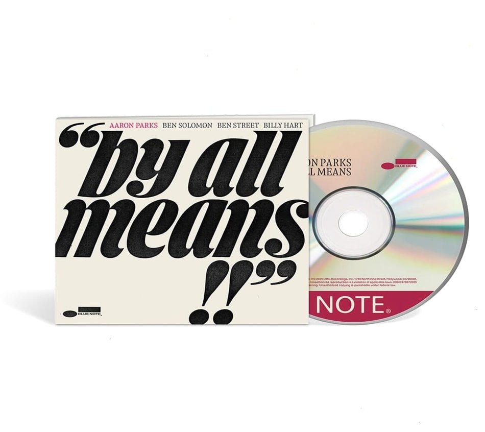 Aaron Parks - By All Means - [CD]