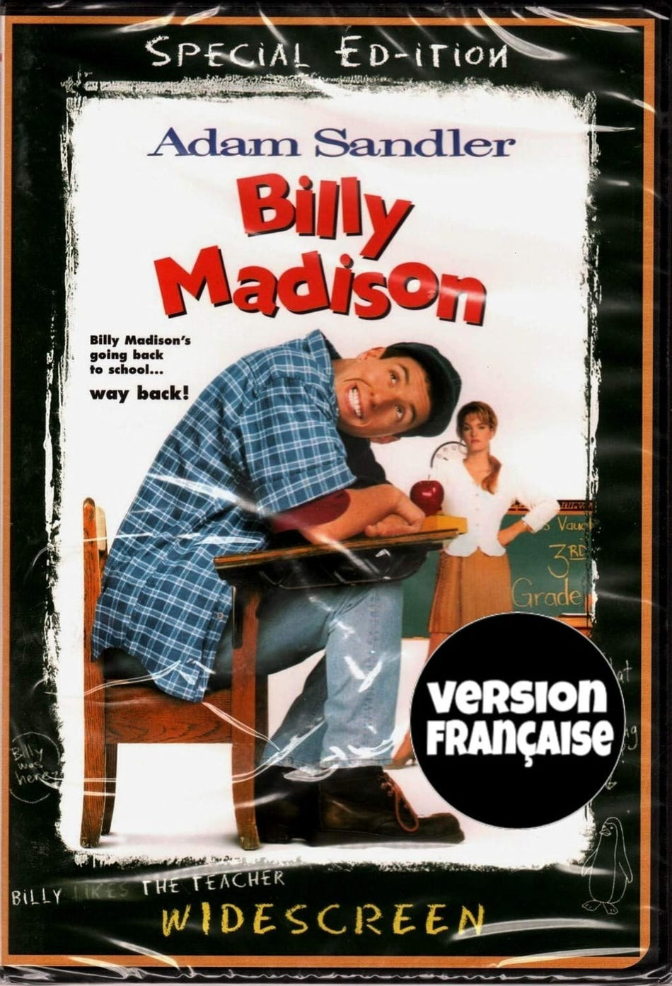 Billy Madison: Ãdition SpÃ©ciale [English/French] 1995 [Widescreen] RÃ©gie au QuÃ©bec [Cover Bilingue] - [DVD]