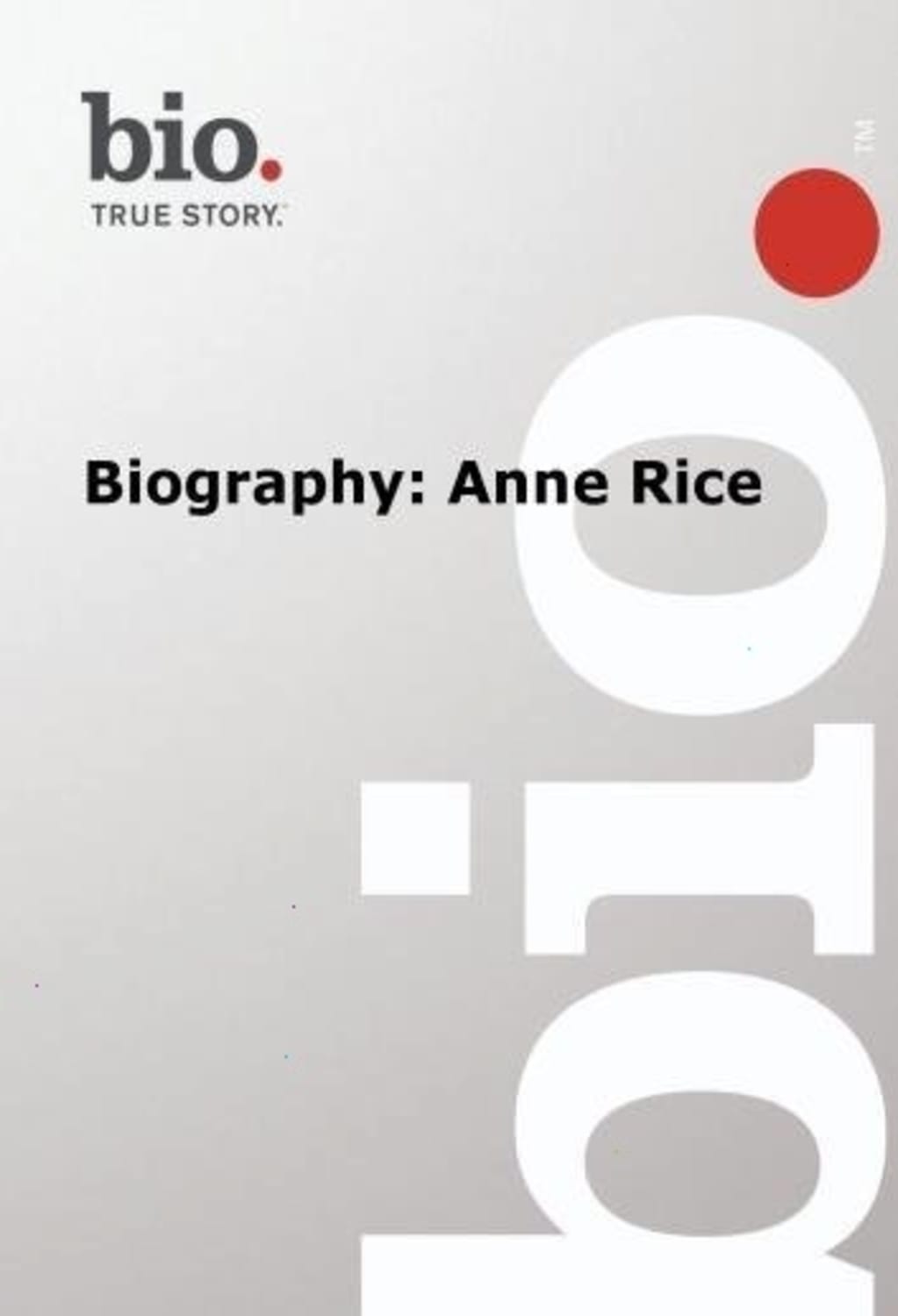 Biography - Anne Rice - [DVD]