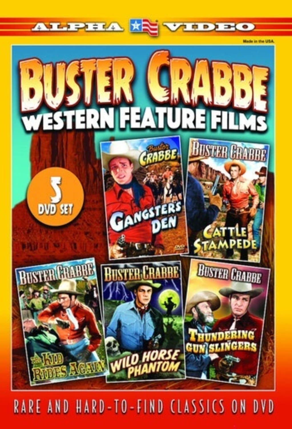 Buster Crabbe Western Feature Films - [DVD]