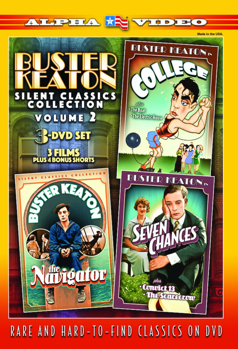 Buster Keaton Silent Classics Collection, Vol. 2 - (Silent Movie) - [DVD]