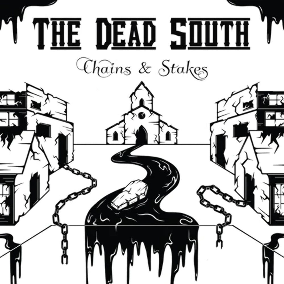 Dead South - Chains & Stakes - (Indie Exclusive, Colored Vinyl, Black, Cream) - [Vinyl]