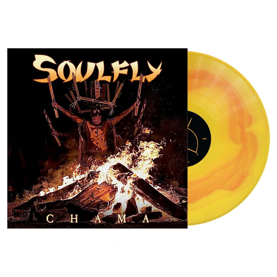 Soulfly - Chama - (Colored Vinyl, Yellow, Orange, Gatefold LP Jacket) - [Vinyl]