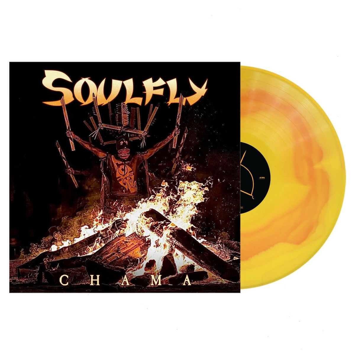 Soulfly - Chama - (Colored Vinyl, Yellow, Orange, Gatefold LP Jacket) - [Vinyl]