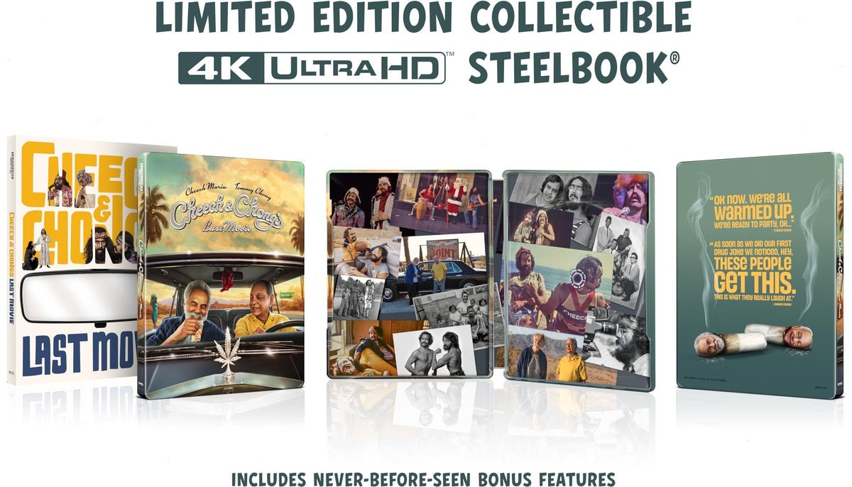 Cheech & Chong's Last Movie (Steelbook) - (Steelbook, 4K Mastering) - [4K Ultra HD]