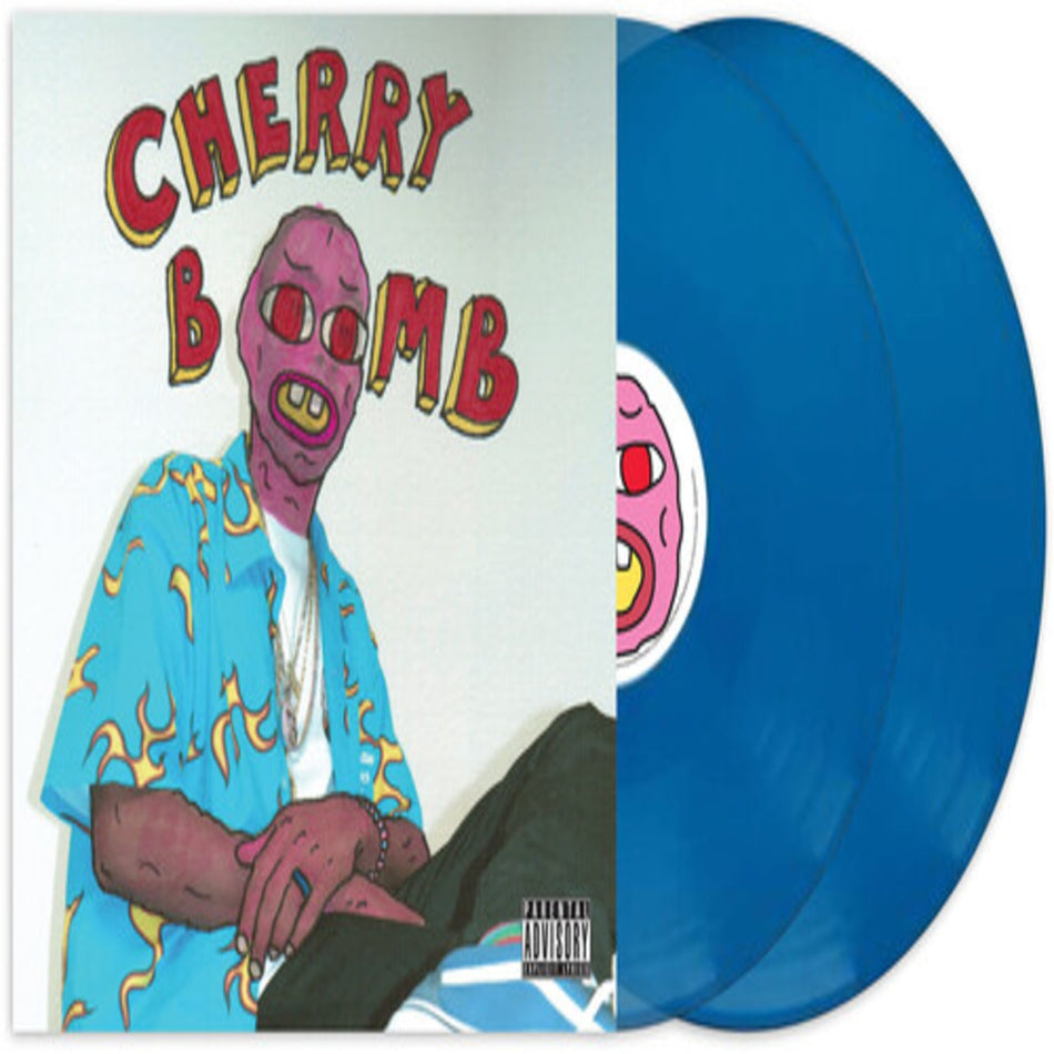 The Creator Tyler - Cherry Bomb (Mask Cover) [Explicit Content] - (Parental Advisory Explicit Lyrics, Clear Vinyl, Blue, Booklet, 140 Gram Vinyl) - [Vinyl]