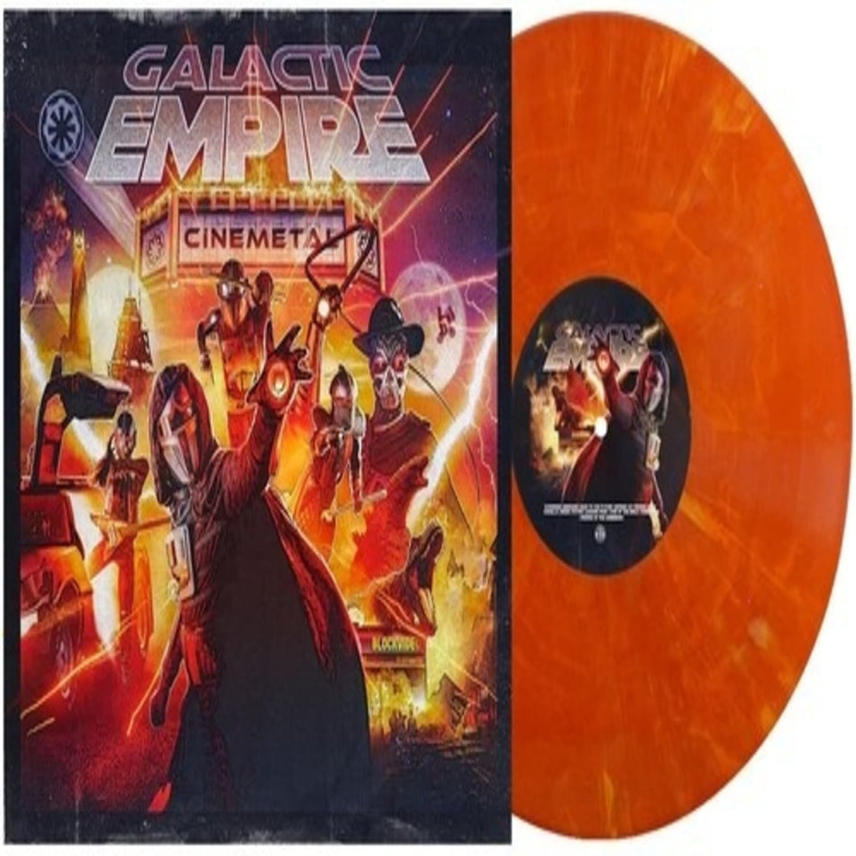 Galactic Empire - Cinemetal (Eruption Marble) - (Colored , Orange) - [Vinyl]