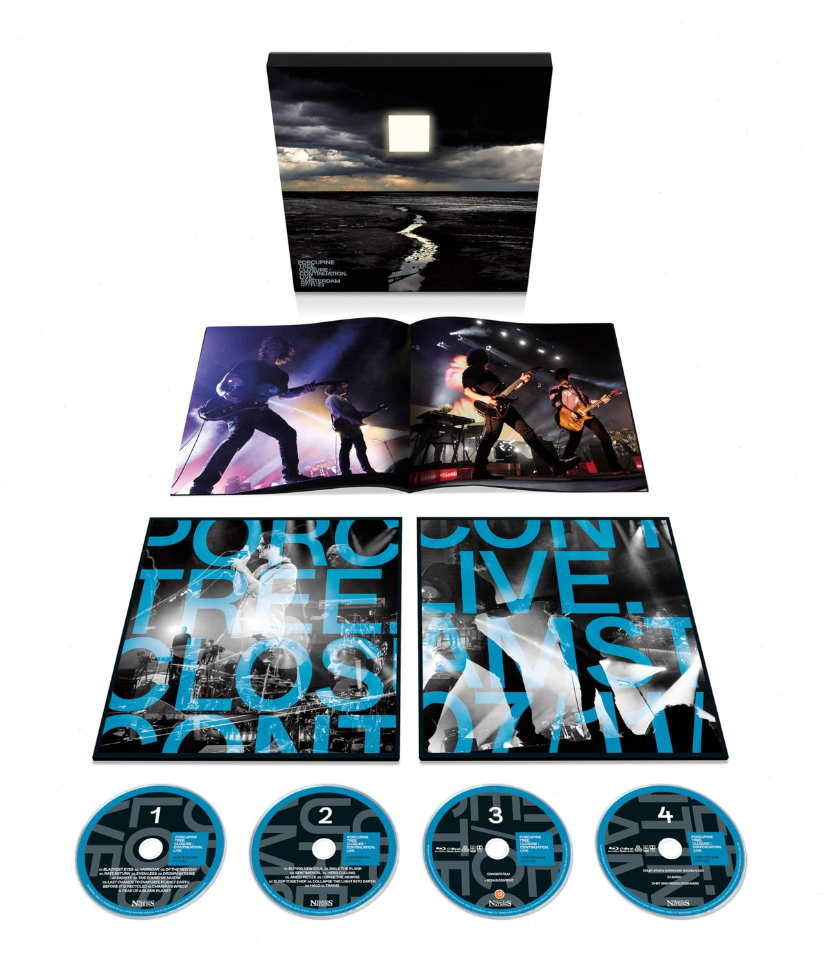 Porcupine Tree - Closure / Continuation Live Amsterdam 07/ 11/ 22 - Limited Deluxe Boxset includes 2 's & 2 Blu-Rays - [CD]