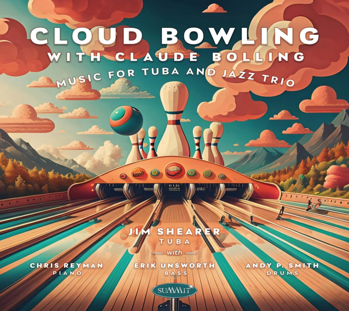 Jim Shearer - Cloud Bowling With Claude Bolling: Music For Tuba And Jazz Trio - [CD]