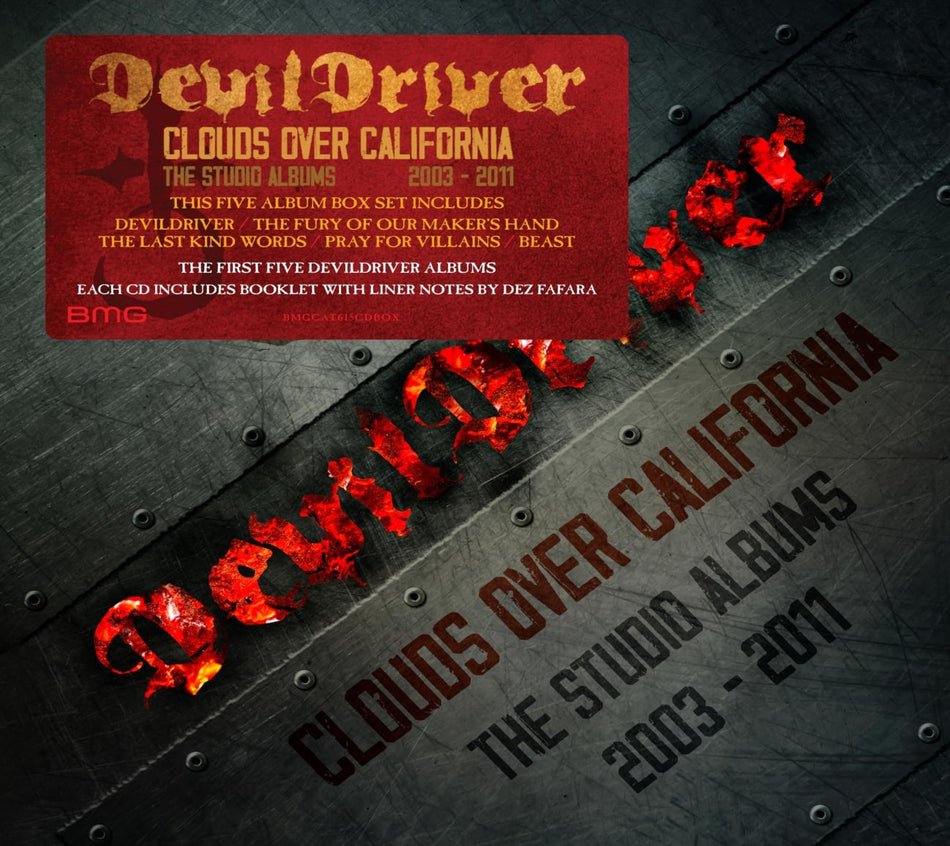 DevilDriver - Clouds Over California: The Studio Albums 2003-2011 [Explicit Content] - (Parental Advisory Explicit Lyrics, Boxed Set) - [CD]