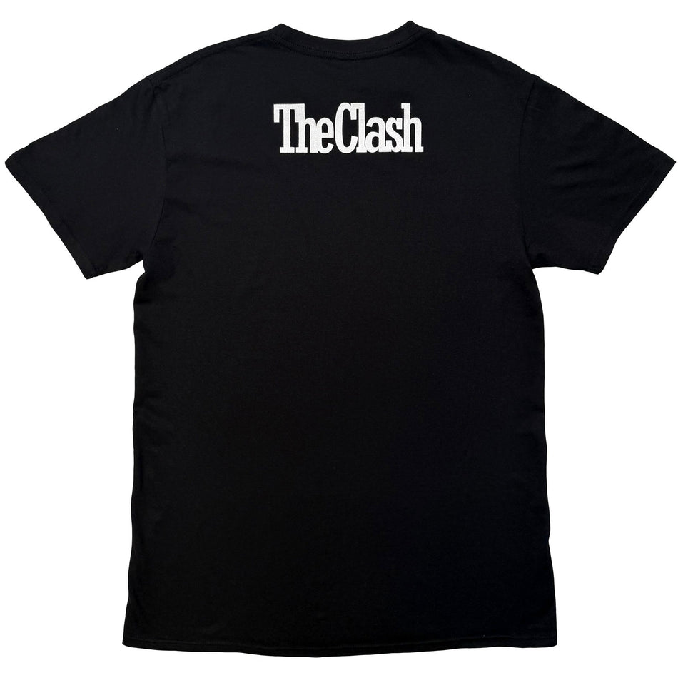 The Clash Unisex T-Shirt: Should I Stay Or Should I Go (Black) (Back Print)