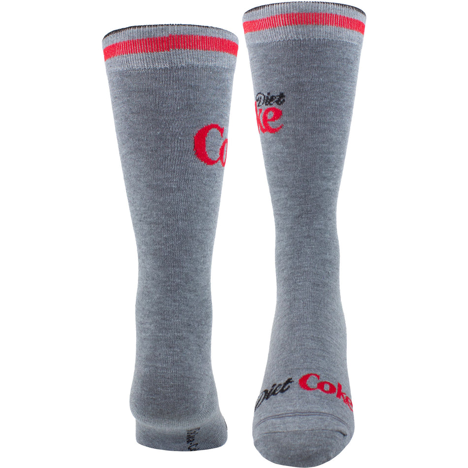 Coca-Cola Unisex Crew Socks: Diet Coke (Grey)  (UK Size 6.5 - 11)