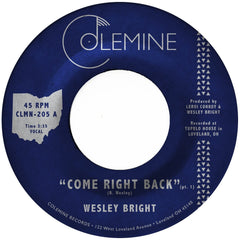 Wesley Bright - Come Right Back (Opaque Red) - (Colored Vinyl, Red) - [Vinyl]