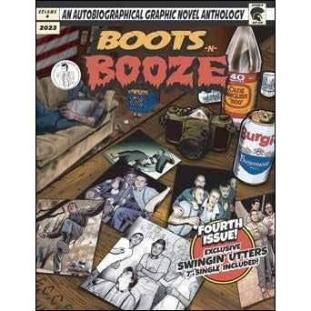 Bootsnbooze Number 4 - Comic With Swingin Utters - 7-Inch with Comic Book - [Vinyl]