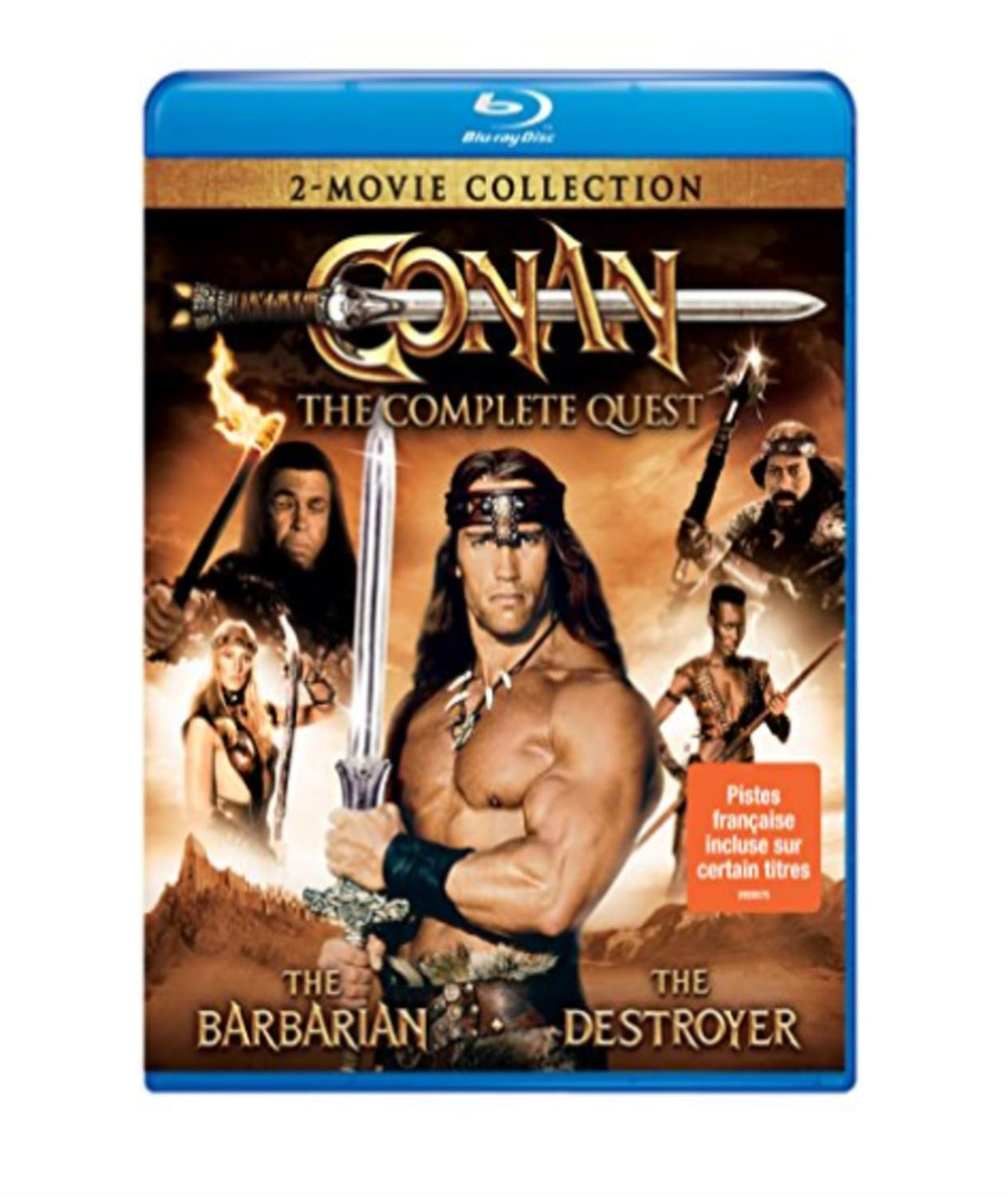 CONAN: THE COMPLETE QUEST [CONAN THE BARBARIAN / CONAN THE DESTROYER] - [Blu-ray]
