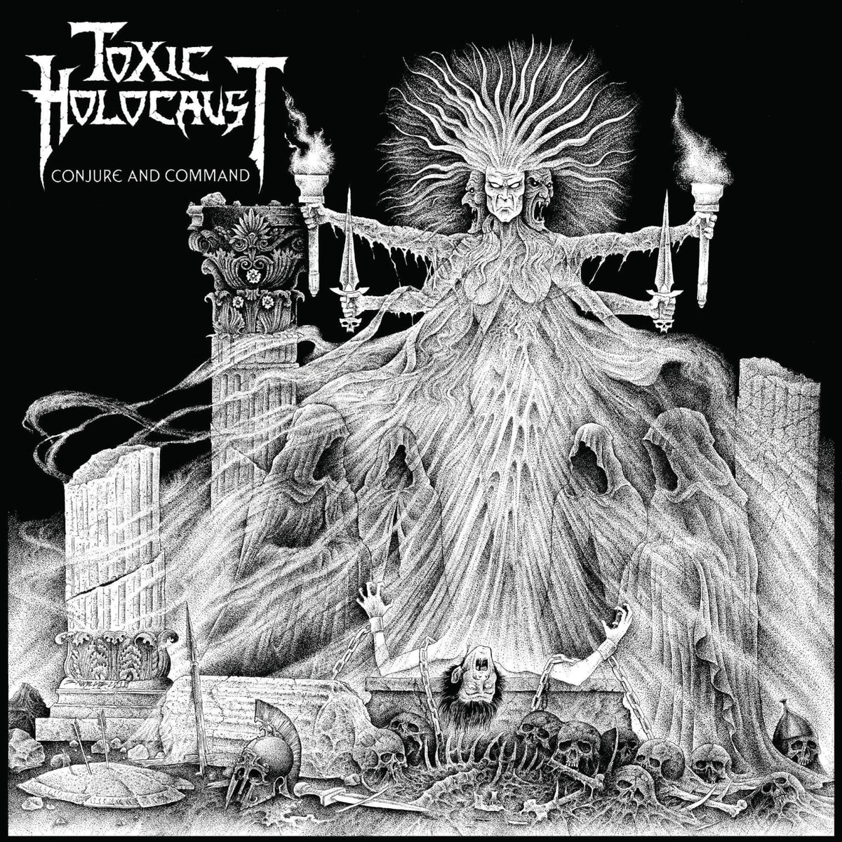 Toxic Holocaust - Conjure And Command - (Clear Vinyl, Black, White, Gray, Splatter) - [Vinyl]