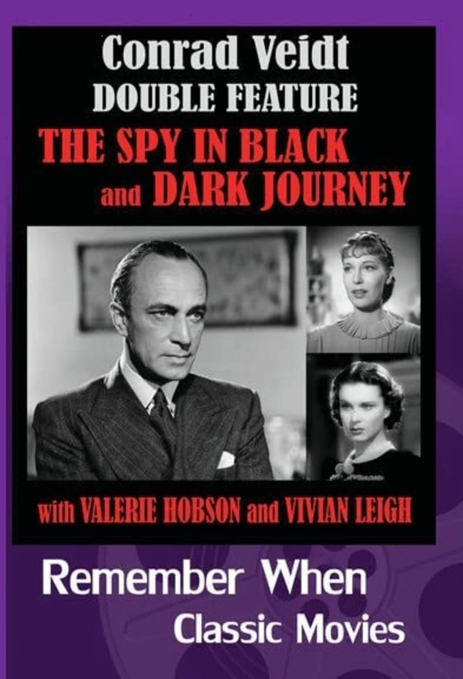 Conrad Veidt Double Feature - The Spy In Black And Dark Journey - [DVD]