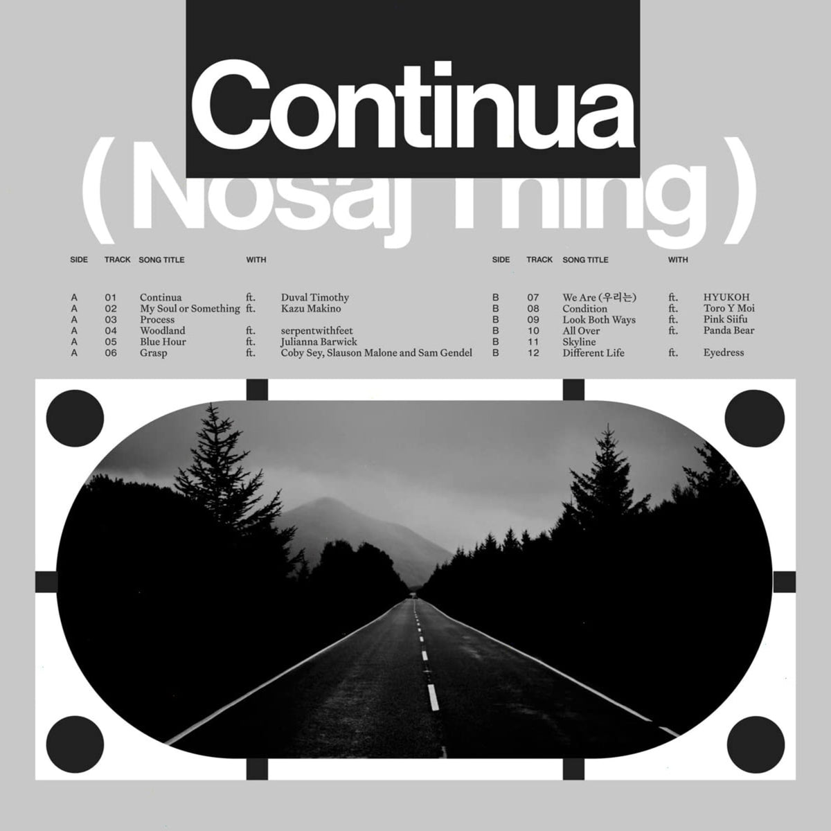 Nosaj Thing - Continua - (Indie Exclusive, Clear Vinyl) - [Vinyl]