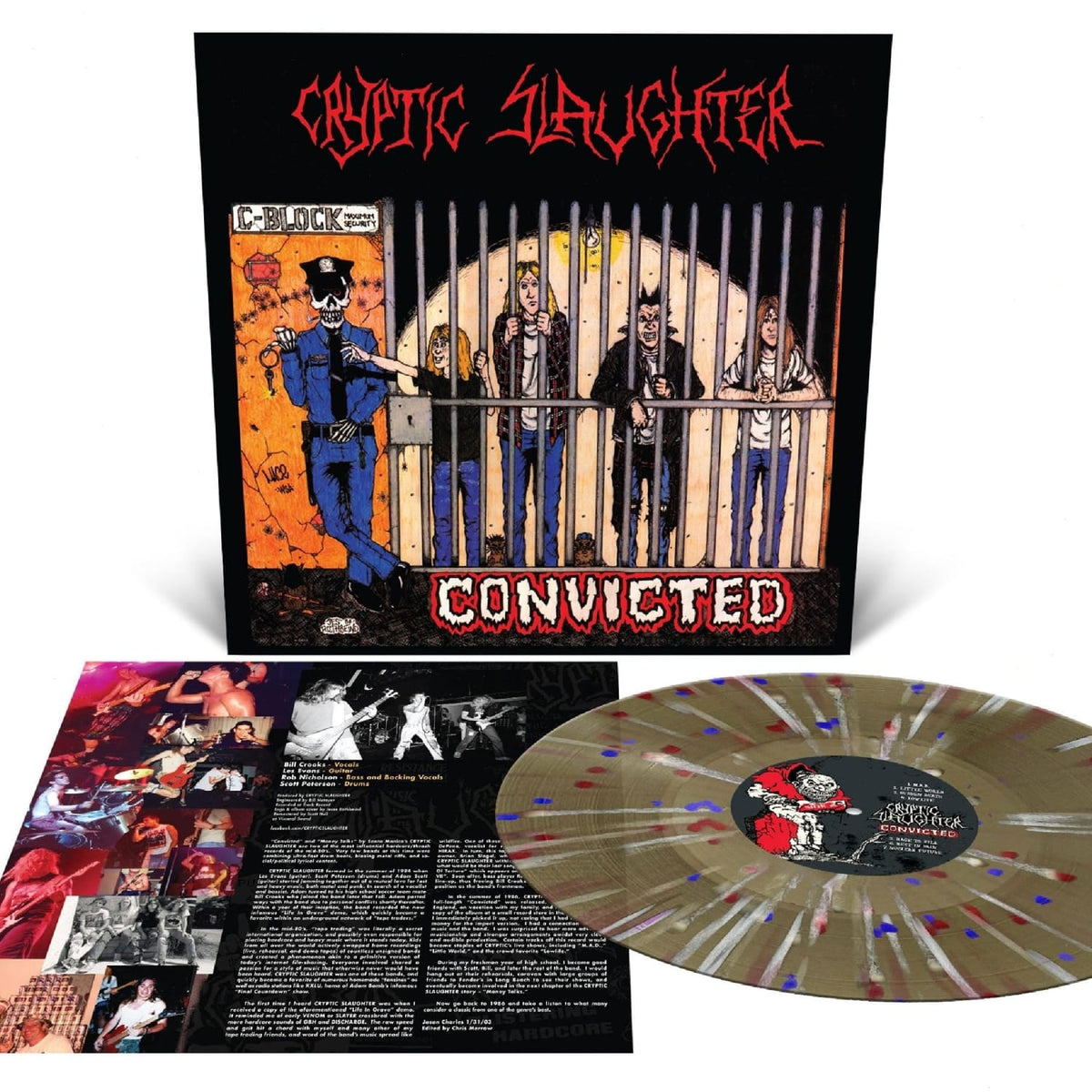 Cryptic Slaughter - Convicted - (Colored , Black, Red, White, Cyan) - [Vinyl]