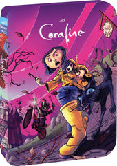 Coraline (Steelbook) - (Steelbook, Limited Edition, 4K Mastering, 2 Pack) - [4K Ultra HD]