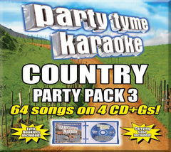 Karaoke - COUNTRY PARTY PAK 3 - [CD]