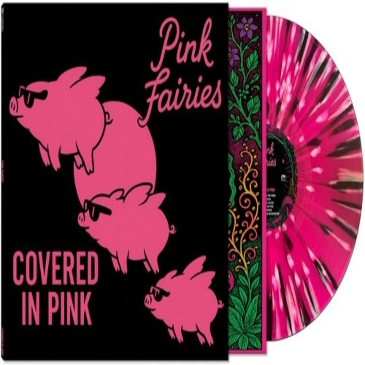 The Pink Fairies - Covered In Pink - (Limited Edition, Colored Vinyl, Pink, White, Black) - [Vinyl]