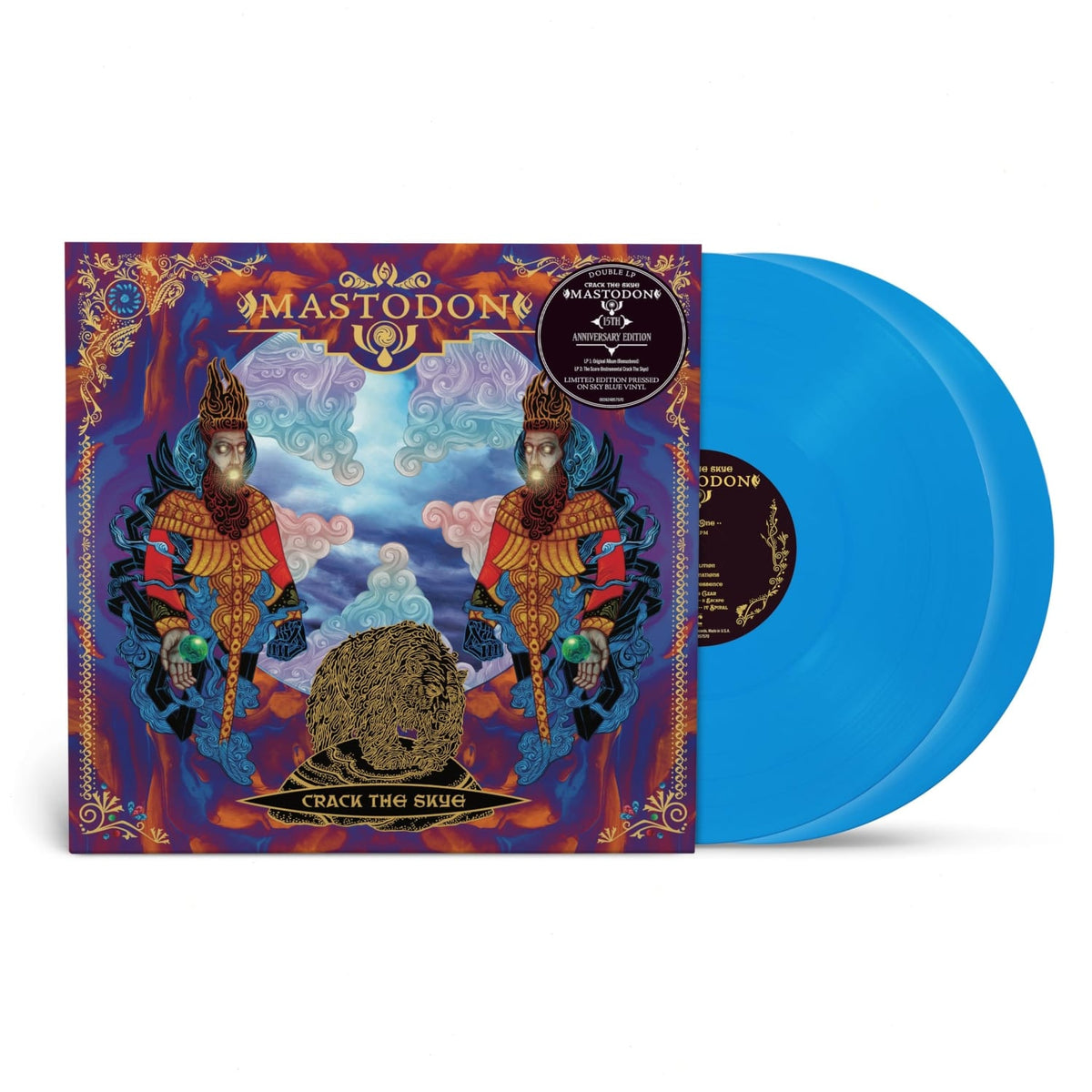Mastodon - Crack The Skye (15th Anniversary Deluxe Edition) - (Deluxe Edition, Colored Vinyl, Blue, Anniversary Edition) - [Vinyl]