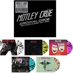 Motley Crue - Crucial Crue: The Studio Albums 1981-1989 [Explicit Content] - (Parental Advisory Explicit Lyrics, Limited Edition, Boxed Set, Colored Vinyl) - [Vinyl]