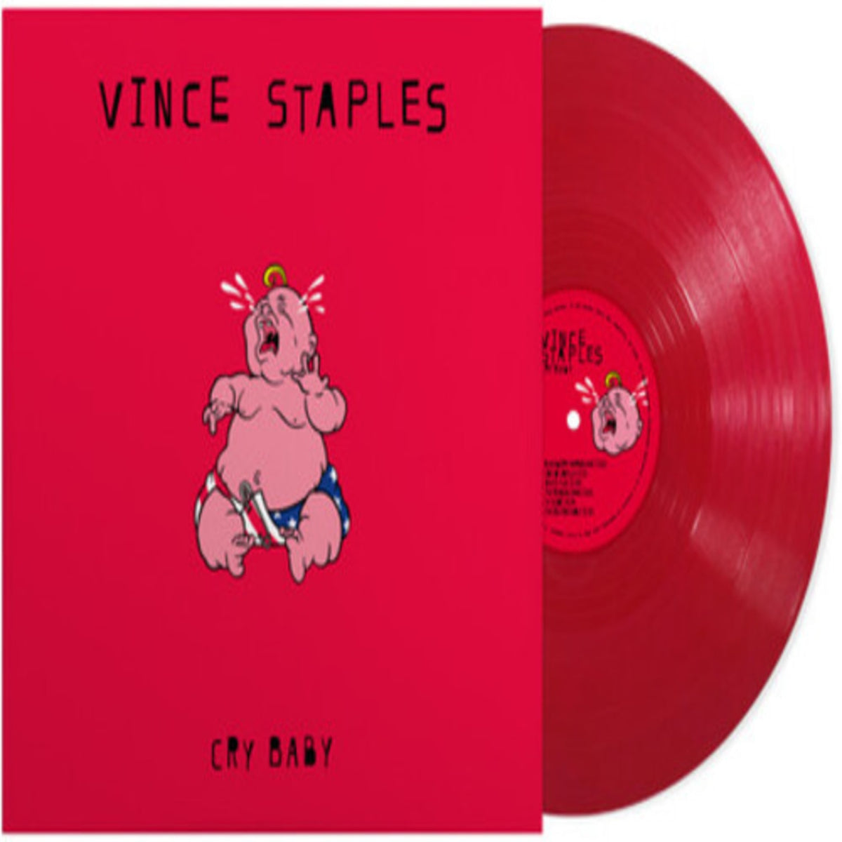 Vince Staples - Cry Baby [Explicit Content] - (Parental Advisory Explicit Lyrics, Indie Exclusive, Colored , Red, Bonus Track) - [Vinyl]