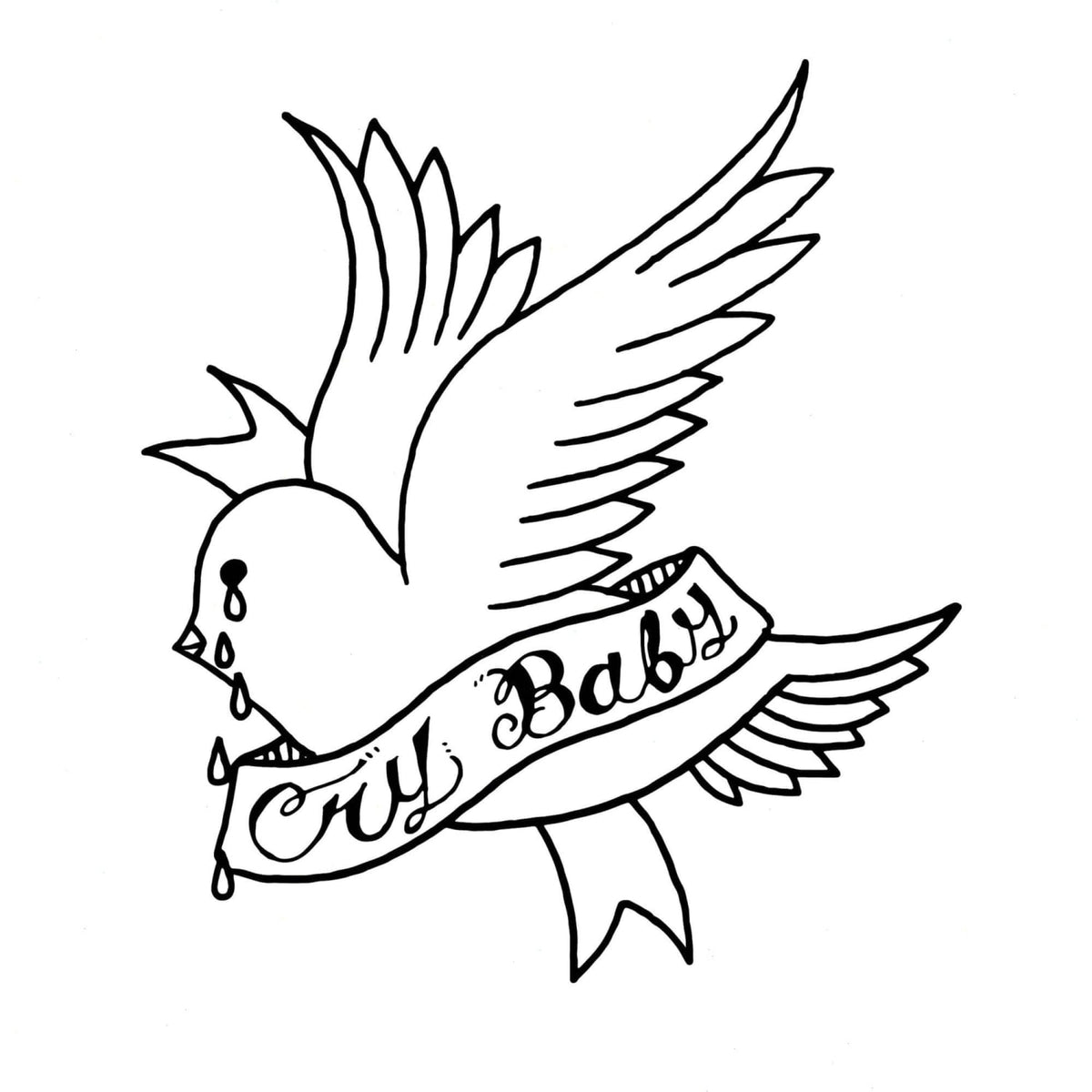 Lil Peep - Crybaby - (Clear , White) - [Vinyl]