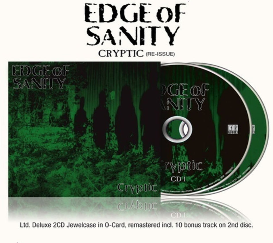 Edge of Sanity - Cryptic - (Limited Edition, Deluxe Edition, Booklet, Brilliant Box, Jewel Case Packaging) - [CD]