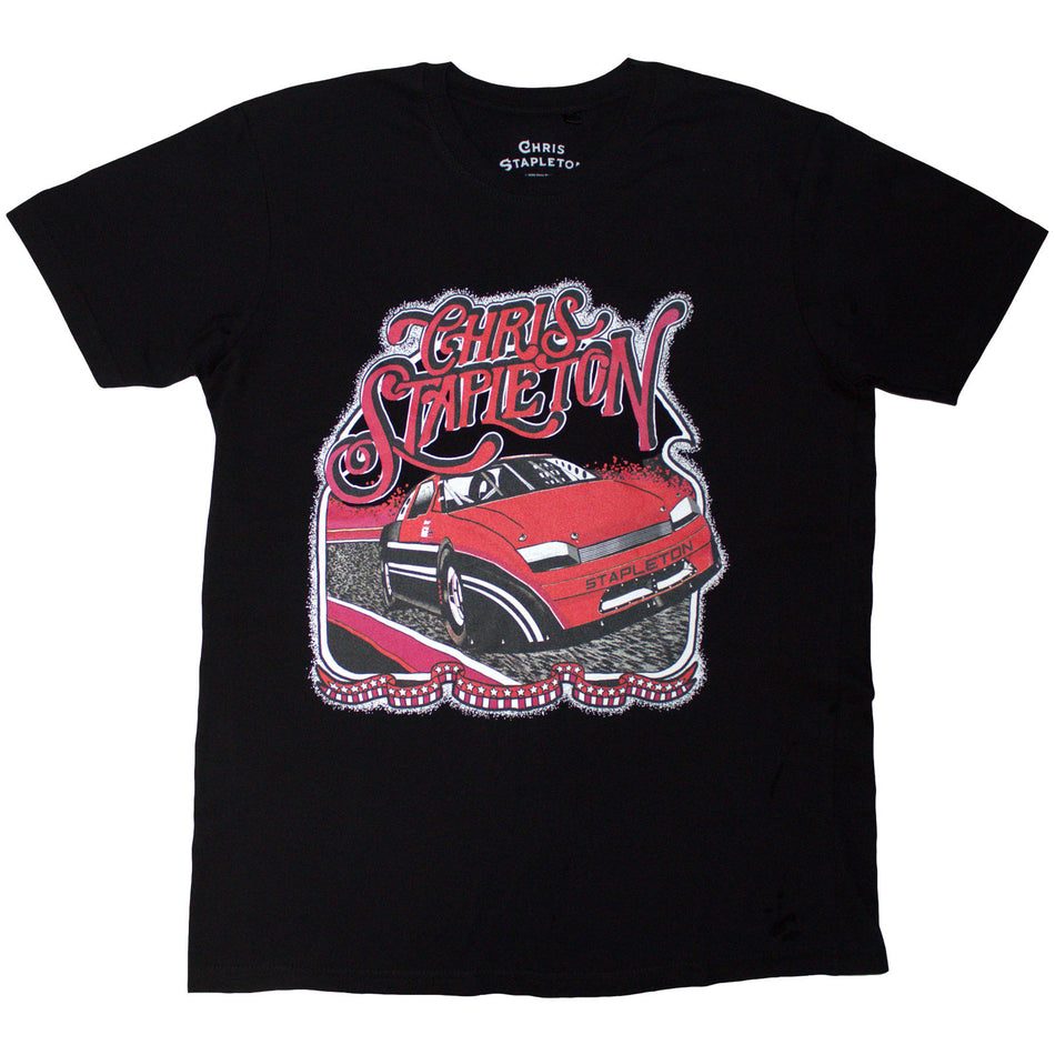Chris Stapleton Unisex T-Shirt: Car (Black)