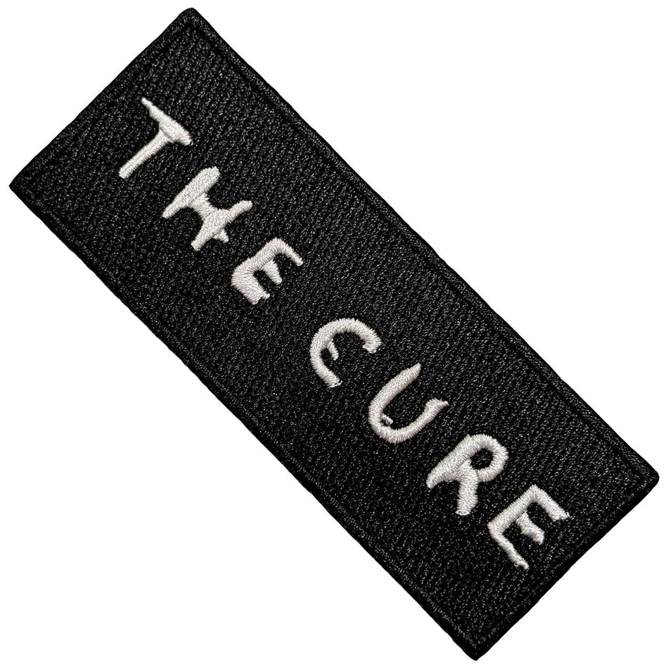 The Cure Standard Patch: Text Logo