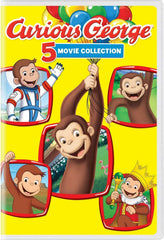 CURIOUS GEORGE 5 MOVIE COLLECTION - [DVD]