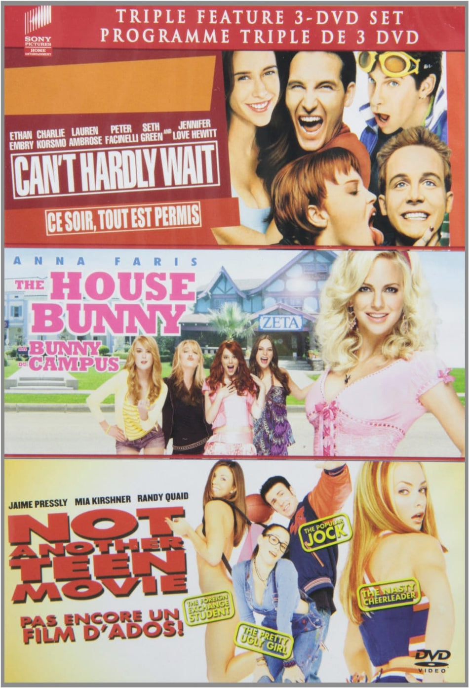 Can't Hardly Wait / House Bunny, the / Not Another Teen Movie - Set [Bilingual] - [DVD]