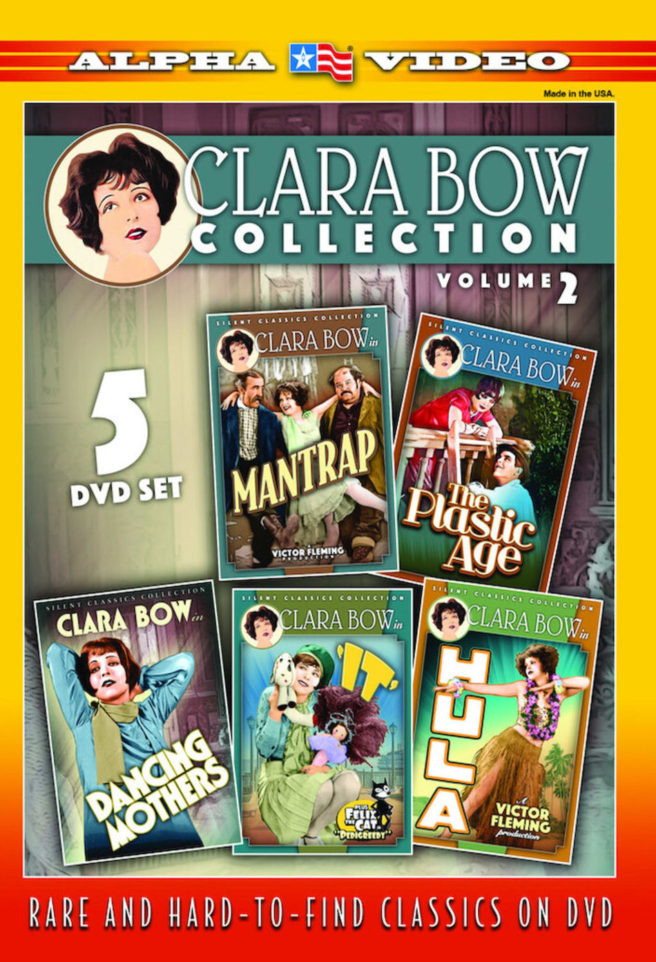 Clara Bow Collection, Volume 2 (Mantrap / Dancing Mothers / Hula / It / The Plastic Age) - [DVD]