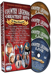Country Legends Greatest Hits: 50 Mini Concerts - [DVD]