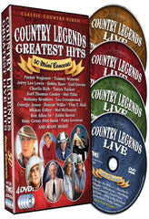 Country Legends Greatest Hits: 50 Mini Concerts - [DVD]