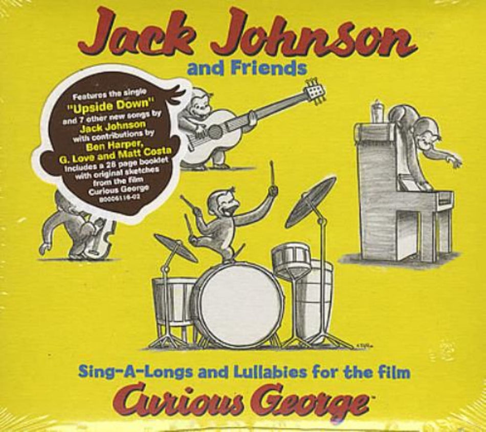 Jack Johnson - Sing-A-Long & Lullabies for Curious George (Original Soundtrack) - [CD]
