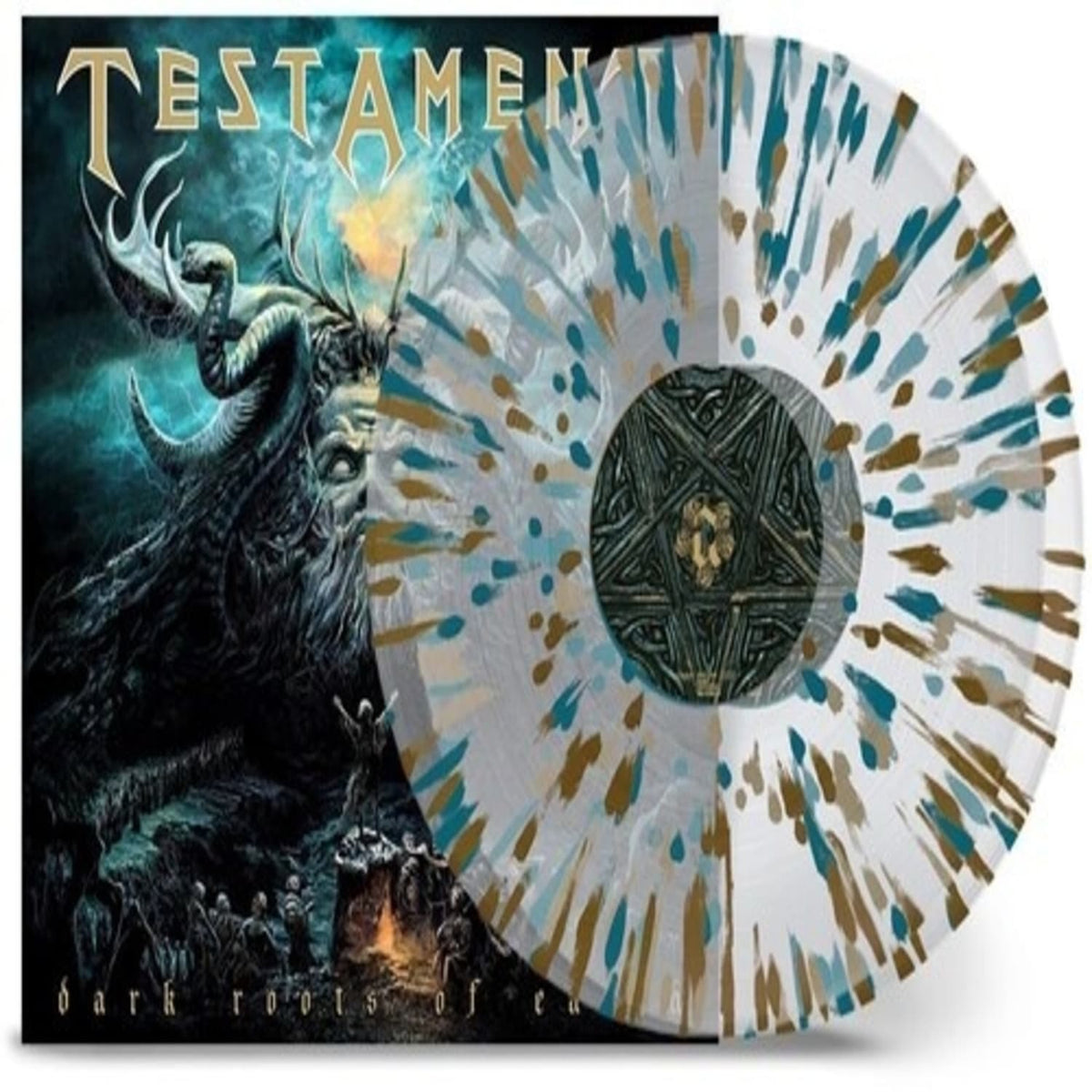 Testament - Dark Roots of Earth - (Clear Vinyl, Gold, Green, Gatefold LP Jacket, Splatter) - [Vinyl]