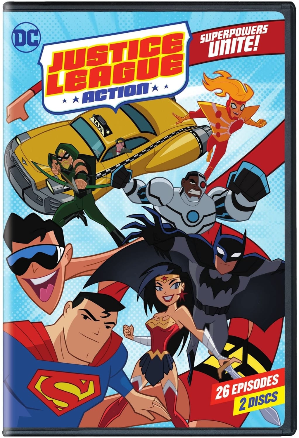 DC JUSTICE LEAGUE ACTION: SUPERPOWERS UNITE SEASON 1 PART 1 - [DVD]