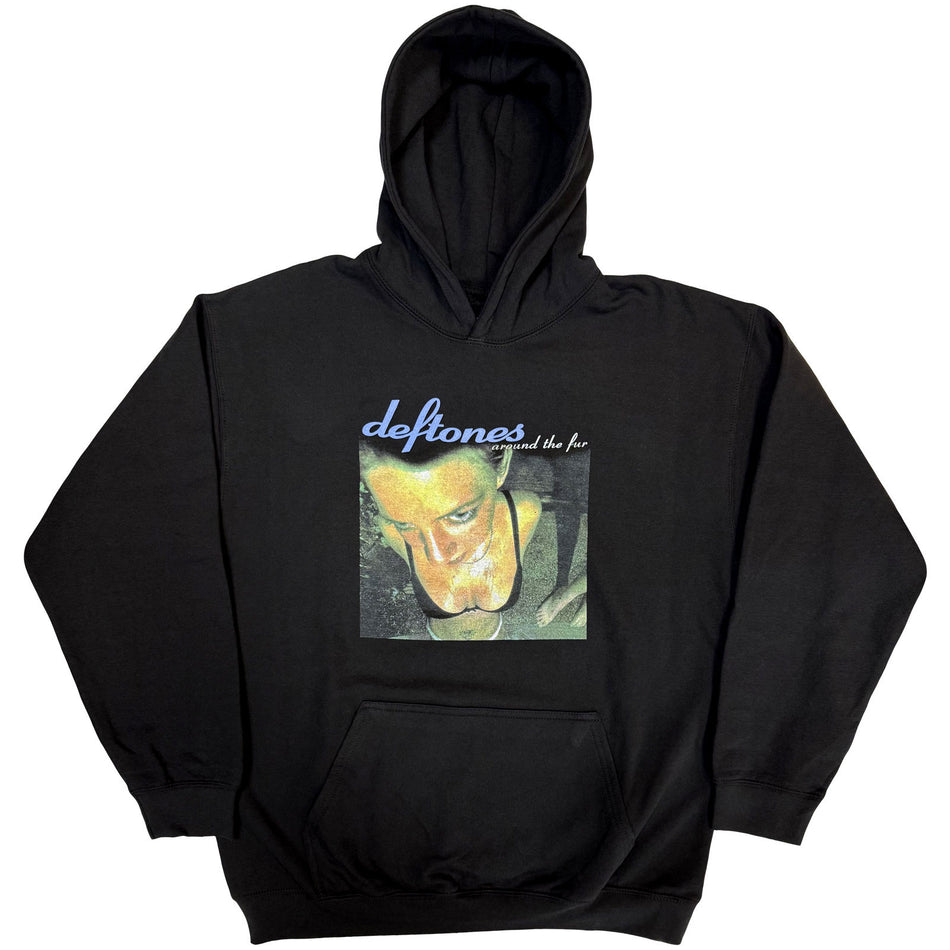 Deftones Unisex Pullover Hoodie: Around The Fur (Black)