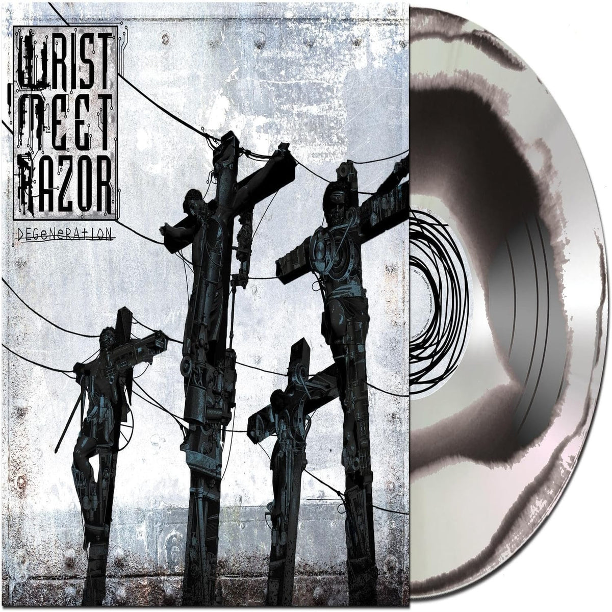 Wristmeetrazor - Degeneration - (Colored Vinyl, Black, Silver) - [Vinyl]