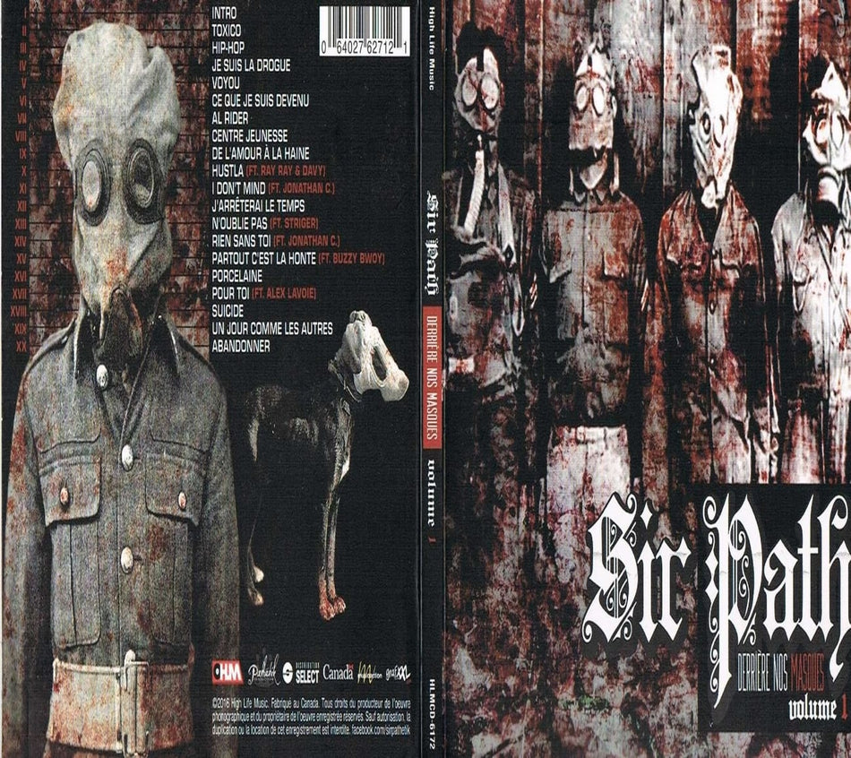 Sir Path - Derriere Nos Masques V1 - [CD]